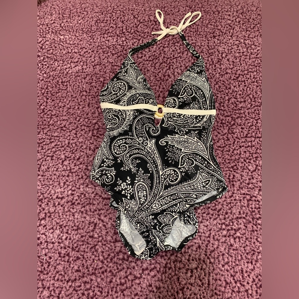Ralph Lauren Paisley One Piece Swimsuit